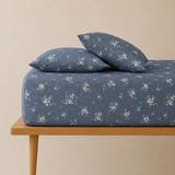 Pınarhome collection Pedli Yüksek Yataklar Için Kumaş Lastikli Çarşaf Takımı (Köşe Derinliği 28-30 Cm) Lütfen Sipariş Öncesi Ebat Seçiniz!... - İndigo - 100 x 200