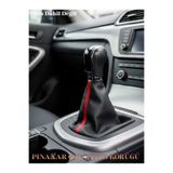 pınaxar Audi A3 Siyah Deri Prime Tasarım Kırmızı Şerit Vites Körüğü
