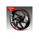 pınaxar Honda CBR 600RR yazılı Prim Kalite Jant Sticker Modeli