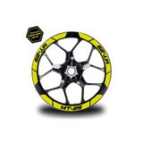 pınaxar Neon Sarı Yamaha MT-25 Geniş Jant Sticker Modeli Motor Aksesuar