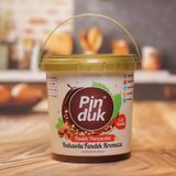 Pinduk Fındık Parçacıklı Kakaolu Fındık Kreması, Palm Yağı İçermez, Glutensiz, Renklendirici İçermez 900Gr - 900 gr