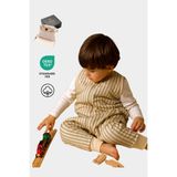 Pine Baby Home Heritage Sand 0.5 TOG Bebek Uyku Tulumu OEKO-TEX Sertifikalı %100 Pamuk - Bej - Ekru - 2 Yaş