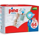 Pine Classic X-Large (15 Kg) 64 Adet Bebek BEZI(2X32) - 6 Beden (15 - 27 Kg)