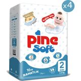 Pine Mini (3-6 Kg) 152 Adet Ekonomik Paket Bebek Bezi - 2: 3 - 6 kg Mini