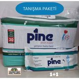Pine Tanışma Paketi Belbantlı Hasta Bezi Medium 30 Adet + Pine Perine Havlu 50 Yaprak