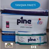 Pine Tanışma Paketi Belbantlı Hasta Bezi Xlarge 30 Adet + Pine Perine Havlu 50 Yaprak