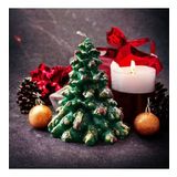 PINE TREE CANDLE VIP KALİTE YILBAŞI MUMU ÇAM AĞAÇLI MUM GERÇEK MUM ÇAM AĞACI MUM YILBAŞI SÜSLERİ