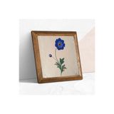 Pinecone Ebru Sanatı Taş Duvar Tablosu - Ahşap Çerçeveli Taş Tablo - 25x25 cm - Dekoratif Duvar Sanatı - Modern Ev ve Ofis Duvar Dekoru W1-136