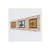 Pinecone Stone Ayet-el Kürsi, SübhanAllah, Semazen Taş Duvar Tablosu - Çerçeveli Taş Tablo - Dekoratif Duvar Sanatı - Modern Ev ve Ofis Duvar Dekoru T3-312