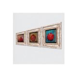 Pinecone Stone Bereket Duası, Nar Taş Duvar Tablosu - Çerçeveli Taş Tablo - Dekoratif Duvar Sanatı - Modern Ev ve Ofis Duvar Dekoru K3-189