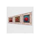 Pinecone Stone Bereket Duası, Nar Taş Duvar Tablosu - Çerçeveli Taş Tablo - Dekoratif Duvar Sanatı - Modern Ev ve Ofis Duvar Dekoru T3-189