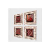 Pinecone Stone Desen, Nar Taş Duvar Tablosu - Çerçeveli Taş Tablo - Dekoratif Duvar Sanatı - Modern Ev ve Ofis Duvar Dekoru T4-1478