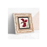 Pinecone Stone Ebru Sanatı Lale Taş Duvar Tablosu - Çerçeveli Taş Tablo - Dekoratif Duvar Sanatı - Modern Ev ve Ofis Duvar Dekoru T1-85