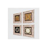 Pinecone Stone Esma'ül Hüsna, Mührü Şerif, Hilye-i Şerif Taş Duvar Tablosu - Çerçeveli Taş Tablo - Dekoratif Duvar Sanatı - Modern Ev ve Ofis Duvar Dekoru T4-1764