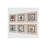 Pinecone Stone Fatma Ana Eli, Şahmeran, Semazen, Çini Sanatı, Elif-Vav, Nar Ağacı Taş Duvar Tablosu - Çerçeveli Taş Tablo - Dekoratif Duvar Sanatı - Modern Ev ve Ofis Duvar Dekoru T6-24