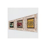 Pinecone Stone Felak Suresi, Şahmeran, Nar Taş Duvar Tablosu - Çerçeveli Taş Tablo - Dekoratif Duvar Sanatı - Modern Ev ve Ofis Duvar Dekoru K3-1021