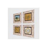 Pinecone Stone Felak Suresi, Şems Suresi, Kabe-i Muazzama, Mührü Şerif Taş Duvar Tablosu - Çerçeveli Taş Tablo - Dekoratif Duvar Sanatı - Modern Ev ve Ofis Duvar Dekoru T4-1939