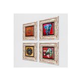 Pinecone Stone Fil, Kuş, Mandala, Nazar Taş Duvar Tablosu - Çerçeveli Taş Tablo - Dekoratif Duvar Sanatı - Modern Ev ve Ofis Duvar Dekoru T4-86