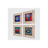 Pinecone Stone Fil, Nazar, Hayat Ağacı, Nar Taş Duvar Tablosu - Çerçeveli Taş Tablo - Dekoratif Duvar Sanatı - Modern Ev ve Ofis Duvar Dekoru T4-865