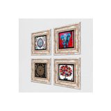 Pinecone Stone Fil, Sri Yantra, Çini Sanatı, Nar Ağacı Taş Duvar Tablosu - Çerçeveli Taş Tablo - Dekoratif Duvar Sanatı - Modern Ev ve Ofis Duvar Dekoru T4-291