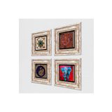 Pinecone Stone Fil, Tavus Kuşu, Desen, Fas Desenli Vintage Taş Duvar Tablosu - Çerçeveli Taş Tablo - Dekoratif Duvar Sanatı - Modern Ev ve Ofis Duvar Dekoru K4-301