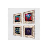 Pinecone Stone Hayat Ağacı, Fil, Nazar, Nar Taş Duvar Tablosu - Çerçeveli Taş Tablo - Dekoratif Duvar Sanatı - Modern Ev ve Ofis Duvar Dekoru T4-1282