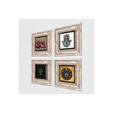 Pinecone Stone Hayat Ağacı, Nazar, Nar, Fatma Ana Eli (Hamsa) Taş Duvar Tablosu - Çerçeveli Taş Tablo - Dekoratif Duvar Sanatı - Modern Ev ve Ofis Duvar Dekoru T4-657