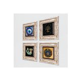 Pinecone Stone Hayat Ağacı, Nazar, Şahmeran Taş Duvar Tablosu - Çerçeveli Taş Tablo - Dekoratif Duvar Sanatı - Modern Ev ve Ofis Duvar Dekoru K4-1208