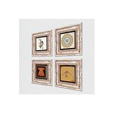 Pinecone Stone Hiç, Elif Vav, Hırka-i Şerif, Şems Suresi Taş Duvar Tablosu - Çerçeveli Taş Tablo - Dekoratif Duvar Sanatı - Modern Ev ve Ofis Duvar Dekoru K4-1130