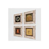 Pinecone Stone Hiç, Hırka-i Şerif, Esma'ül Hüsna, Mührü Şerif Taş Duvar Tablosu - Çerçeveli Taş Tablo - Dekoratif Duvar Sanatı - Modern Ev ve Ofis Duvar Dekoru T4-1125