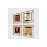 Pinecone Stone Hiç, Hırka-i Şerif, Şems Suresi, Bereket Duası Taş Duvar Tablosu - Çerçeveli Taş Tablo - Dekoratif Duvar Sanatı - Modern Ev ve Ofis Duvar Dekoru T4-1132