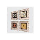 Pinecone Stone Hiç, Hırka-i Şerif, Şems Suresi, Mührü Şerif Taş Duvar Tablosu - Çerçeveli Taş Tablo - Dekoratif Duvar Sanatı - Modern Ev ve Ofis Duvar Dekoru K4-1128