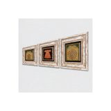 Pinecone Stone Hırka-i Şerif, Bereket Duası, Ayet-el Kürsi Taş Duvar Tablosu - Çerçeveli Taş Tablo - Dekoratif Duvar Sanatı - Modern Ev ve Ofis Duvar Dekoru K3-177