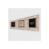 Pinecone Stone Horus'un Gözü, Hayat Ağacı Taş Duvar Tablosu - Çerçeveli Taş Tablo - Dekoratif Duvar Sanatı - Modern Ev ve Ofis Duvar Dekoru T3-163
