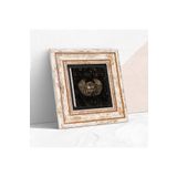 Pinecone Stone Horus'un Gözü Taş Duvar Tablosu - Çerçeveli Taş Tablo - Dekoratif Duvar Sanatı - Modern Ev ve Ofis Duvar Dekoru K1-198