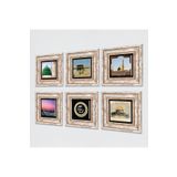 Pinecone Stone Kabe-i Muazzama, Mescid-i Aksa, Ravza-i Mutahhara, Mührü Şerif Taş Duvar Tablosu - Çerçeveli Taş Tablo - Dekoratif Duvar Sanatı - Modern Ev ve Ofis Duvar Dekoru T6-102