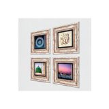 Pinecone Stone Kelime-i Tevhid, Allah Lafzı, Ravza-i Mutahhara Taş Duvar Tablosu - Çerçeveli Taş Tablo - Dekoratif Duvar Sanatı - Modern Ev ve Ofis Duvar Dekoru T4-1318