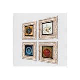 Pinecone Stone Kelime-i Tevhid, Muhammed Resulullah Lafzı, Nazar, Bereket Duası Taş Duvar Tablosu - Çerçeveli Taş Tablo - Dekoratif Duvar Sanatı - Modern Ev ve Ofis Duvar Dekoru T4-155