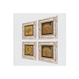 Pinecone Stone La İlahe İllallah, Bereket Duası, Esma'ül Hüsna, Mührü Şerif Taş Duvar Tablosu - Çerçeveli Taş Tablo - Dekoratif Duvar Sanatı - Modern Ev ve Ofis Duvar Dekoru K4-1974