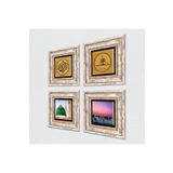 Pinecone Stone La İlahe İllallah, SübhanAllah, Ravza-i Mutahhara Taş Duvar Tablosu - Çerçeveli Taş Tablo - Dekoratif Duvar Sanatı - Modern Ev ve Ofis Duvar Dekoru K4-1326