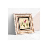 Pinecone Stone Lale Ebru Sanatı Taş Duvar Tablosu - Çerçeveli Taş Tablo - Dekoratif Duvar Sanatı - Modern Ev ve Ofis Duvar Dekoru T1-134