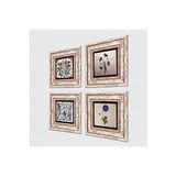 Pinecone Stone Lale, Ebru Sanatı Taş Duvar Tablosu - Çerçeveli Taş Tablo - Dekoratif Duvar Sanatı - Modern Ev ve Ofis Duvar Dekoru T4-702