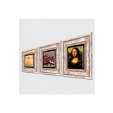 Pinecone Stone Leonardo da Vinci Mona Lisa, Vitruvius Adamı, Nar Taş Duvar Tablosu - Çerçeveli Taş Tablo - Dekoratif Duvar Sanatı - Modern Ev ve Ofis Duvar Dekoru T3-1354