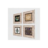 Pinecone Stone Lotus Çiçeği, Yaşam Çiçeği, Şahmeran, Fatma Ana Eli (Hamsa) Taş Duvar Tablosu - Çerçeveli Taş Tablo - Dekoratif Duvar Sanatı - Modern Ev ve Ofis Duvar Dekoru T4-800