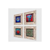 Pinecone Stone Mandala, Fil, Hayat Ağacı, Nar Taş Duvar Tablosu - Çerçeveli Taş Tablo - Dekoratif Duvar Sanatı - Modern Ev ve Ofis Duvar Dekoru T4-869