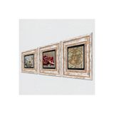 Pinecone Stone Mozaik Serisi, Kelebekli Çiçek, Nar Taş Duvar Tablosu - Çerçeveli Taş Tablo - Dekoratif Duvar Sanatı - Modern Ev ve Ofis Duvar Dekoru K3-1141