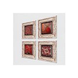 Pinecone Stone Nar, Desen, Badem Ağacı Taş Duvar Tablosu - Çerçeveli Taş Tablo - Dekoratif Duvar Sanatı - Modern Ev ve Ofis Duvar Dekoru T4-04