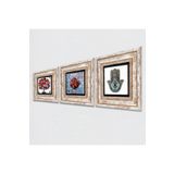 Pinecone Stone Nar, Nar Ağacı, Fatma Ana Eli (Hamsa) Taş Duvar Tablosu - Çerçeveli Taş Tablo - Dekoratif Duvar Sanatı - Modern Ev ve Ofis Duvar Dekoru K3-03