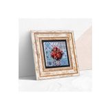 Pinecone Stone Nar Taş Duvar Tablosu - Çerçeveli Taş Tablo - Dekoratif Duvar Sanatı - Modern Ev ve Ofis Duvar Dekoru T1-05