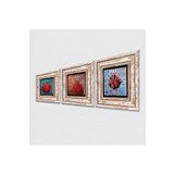 Pinecone Stone Nar Taş Duvar Tablosu - Çerçeveli Taş Tablo - Dekoratif Duvar Sanatı - Modern Ev ve Ofis Duvar Dekoru T3-190